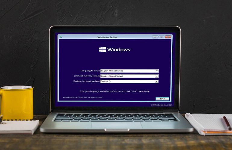 windows kurulumu